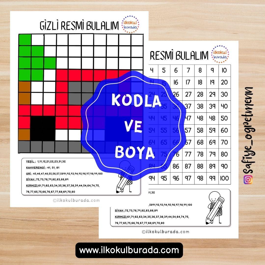 Kodla ve Boya - Gizli Resmi Bulalım - 1