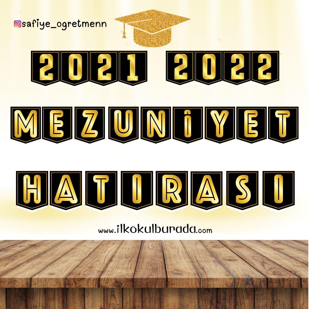 Mezuniyet Hatırası Yazıl Flamalar - Mezuniyet Etkinlikleri