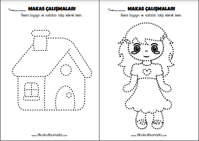1. Sınıf Çizgi ve Makas Çalışmaları-1