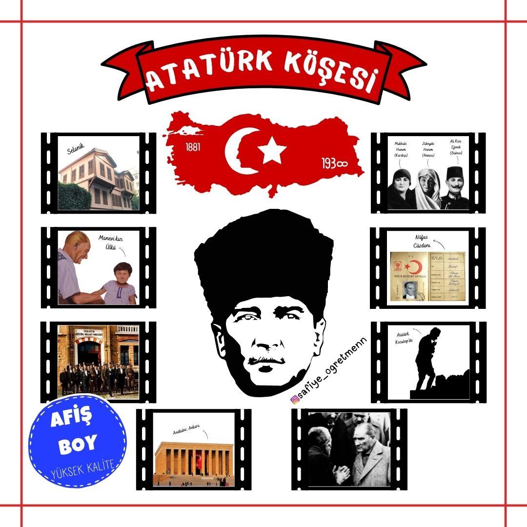 Atatürk Köşesi Pano Çalışması- Atatürk Köşesi Dökümanları