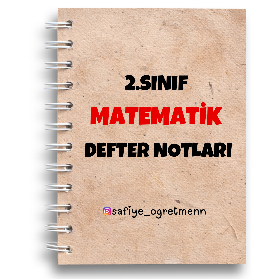 2.Sınıf Matematik Defter Notları