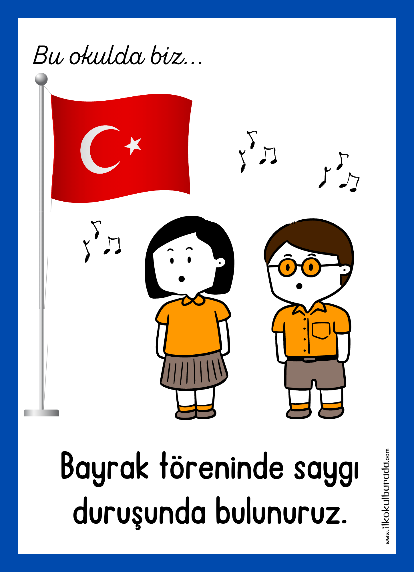 Sınıf ve Okul Kuralları Görselli Afişler