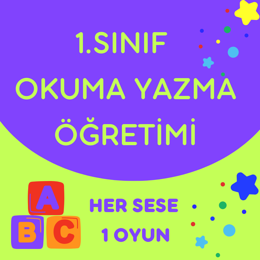 1. Sınıf Okuma Yazma Öğretimi - Her Harf İçin Online Oyunlar