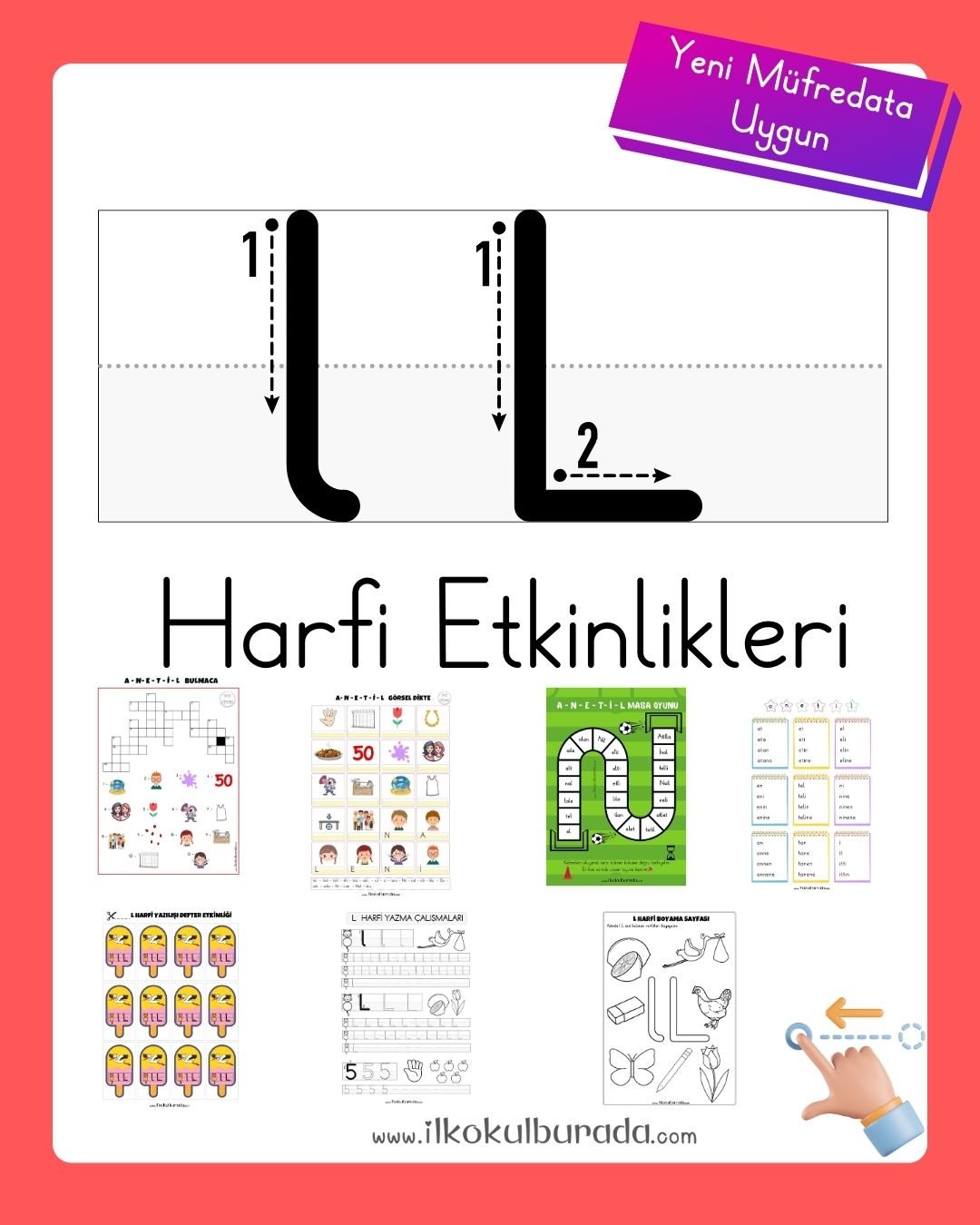 1. Sınıf Ll Harfi Etkinlikleri(Yeni müfredat)