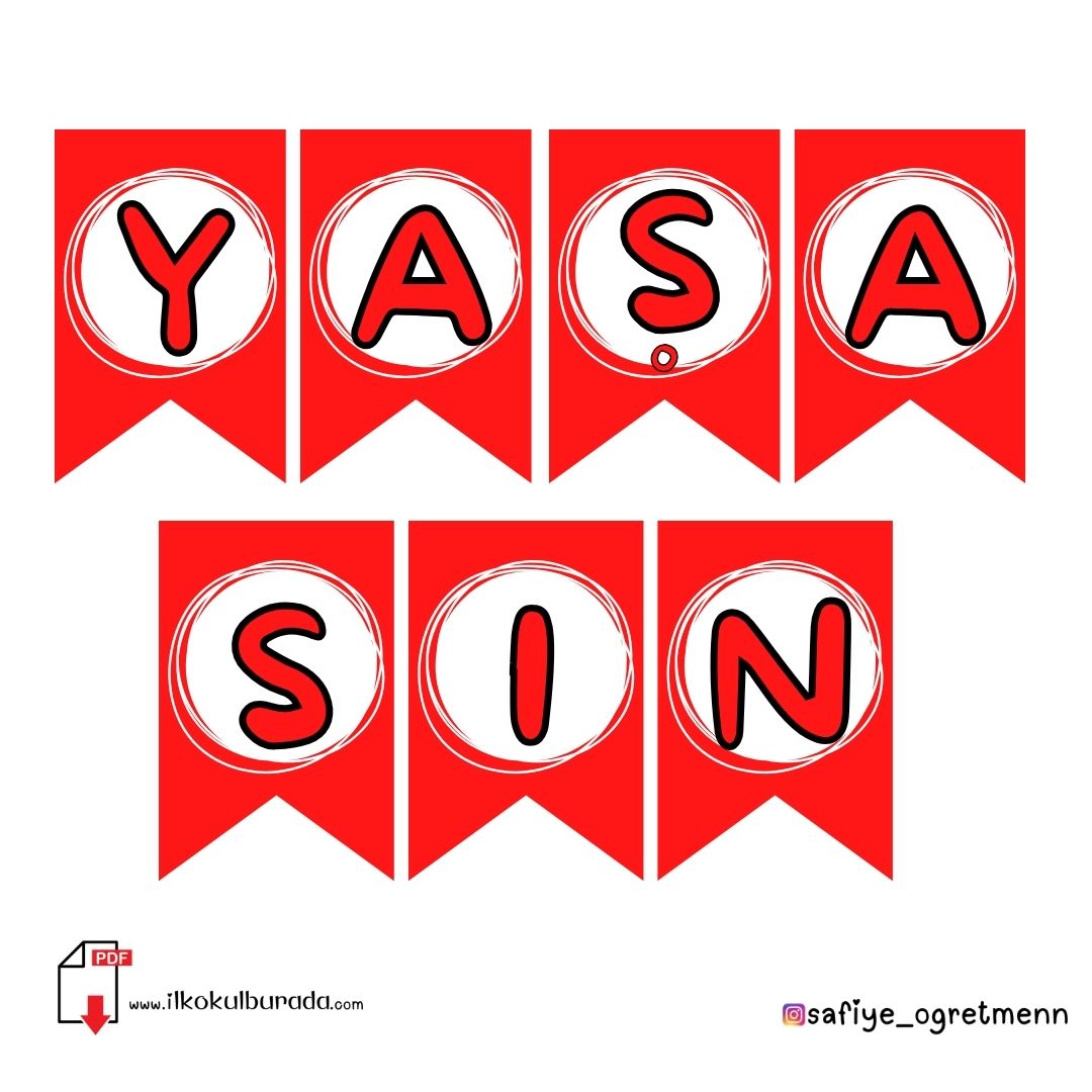 YAŞASIN 23 Nisan Flamaları